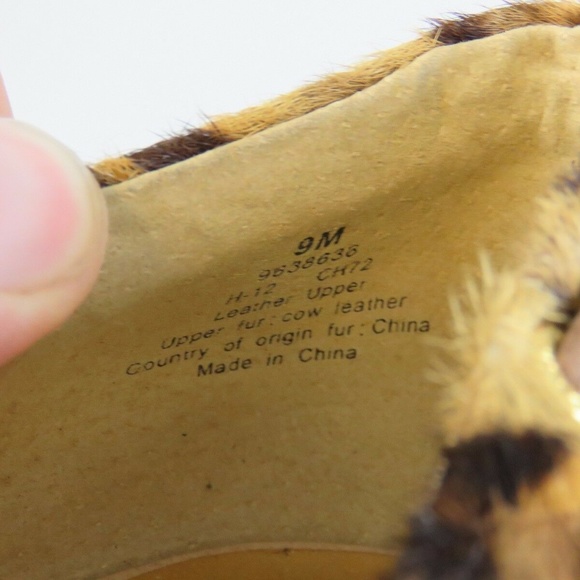 SPERRY TOPSIDER Platform Heels Leopard Print US 9 - Picture 6 of 8